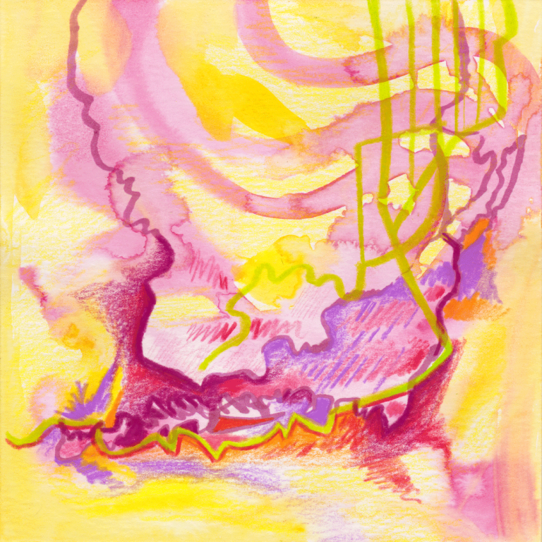 Florida Keys abstract map