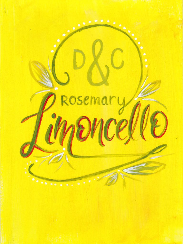 Limoncello label idea