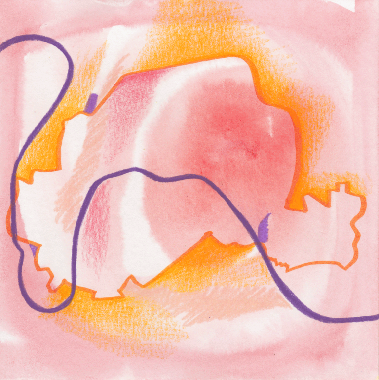 Paris France abstract map