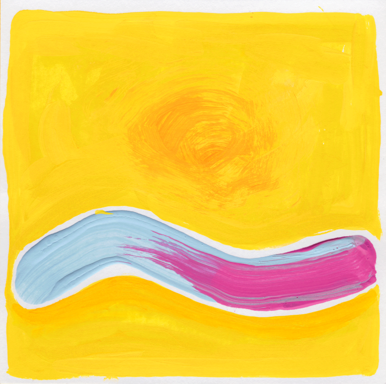 Whidbey Island WA abstract map