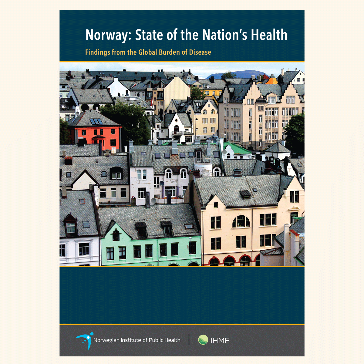 The cover of a report with a photo of colorful houses.