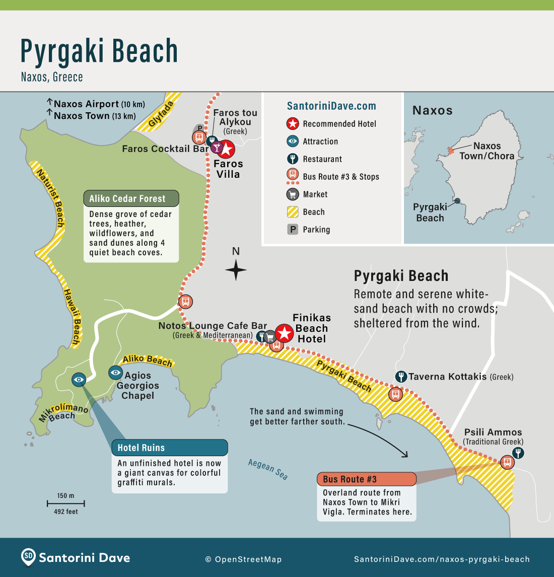 Pyrgaki, Naxos, Greece map